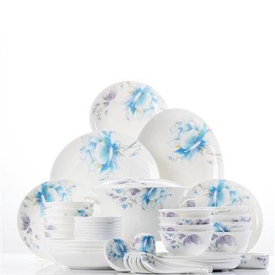 长沙服务器托管48头聆听花开骨瓷礼品餐具套装